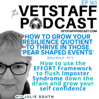 Resiliency - Self Confidence Imposter Syndrome - ep 161 - Vet Staff podcast